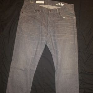 Gap gray denim jeans